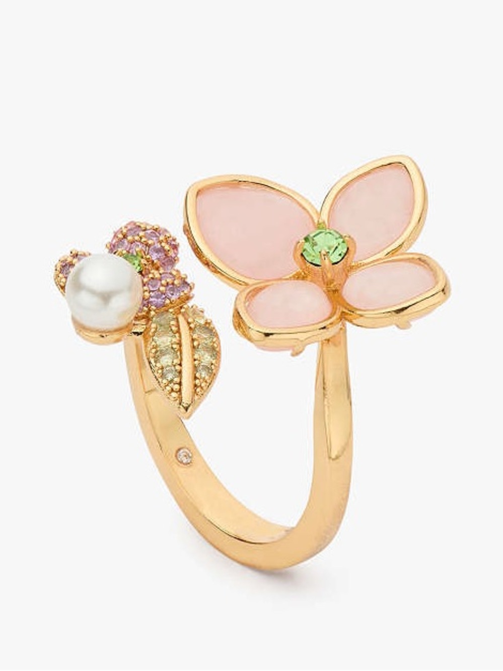 NWT $128 kate spade Pastel Petals Ring - Picture 2 of 12